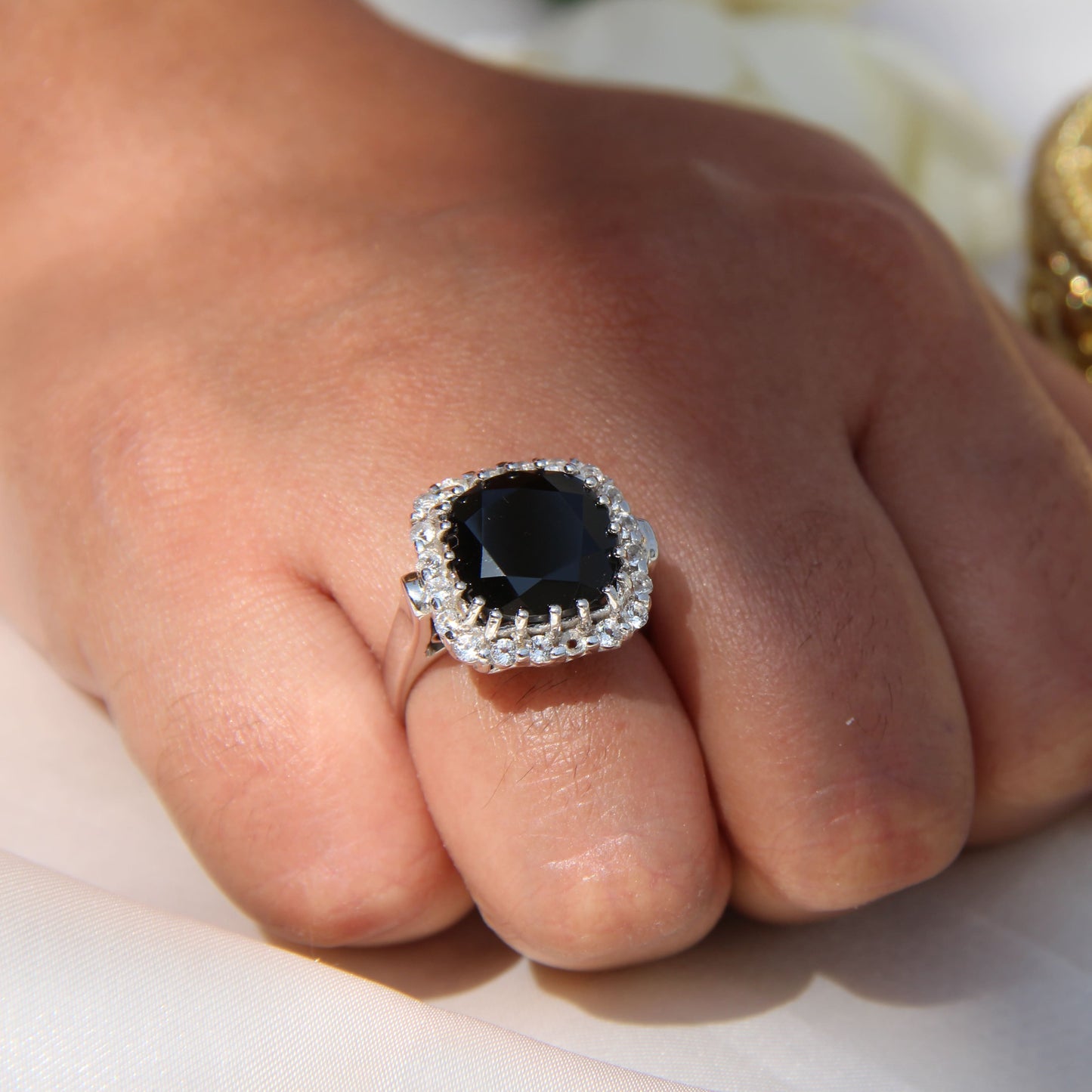 Majestia Black Onyx Ring