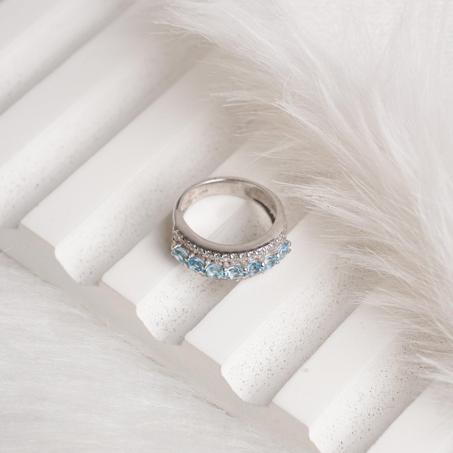 Classic Swiss blue band ring