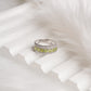 Classic peridot band ring