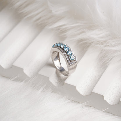 Classic Swiss Blue Band Ring