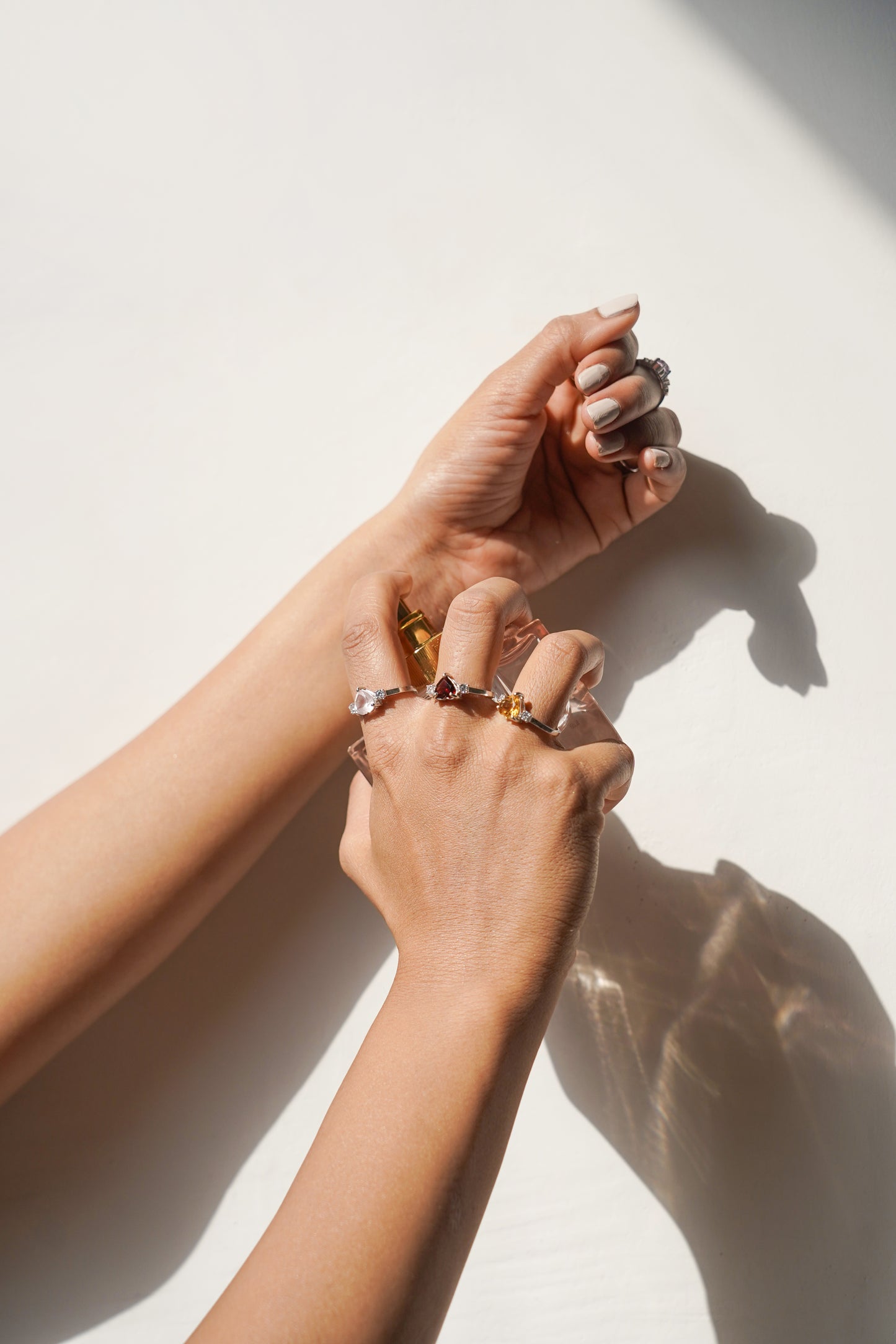 All my heart citrine adjustable ring