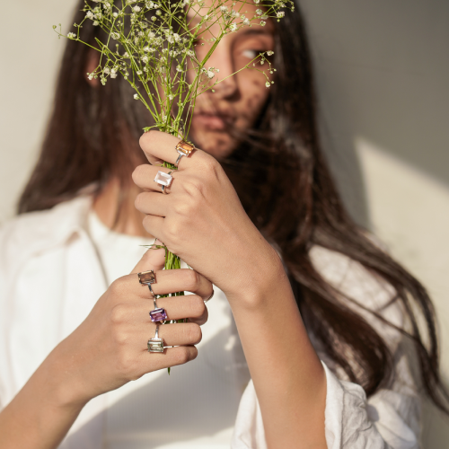 Raw citrine allure ring