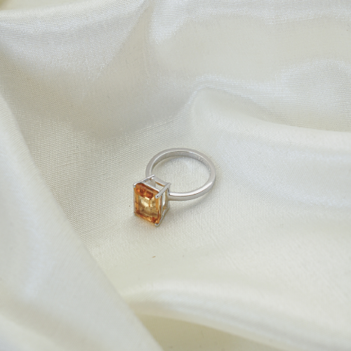 Raw citrine allure ring