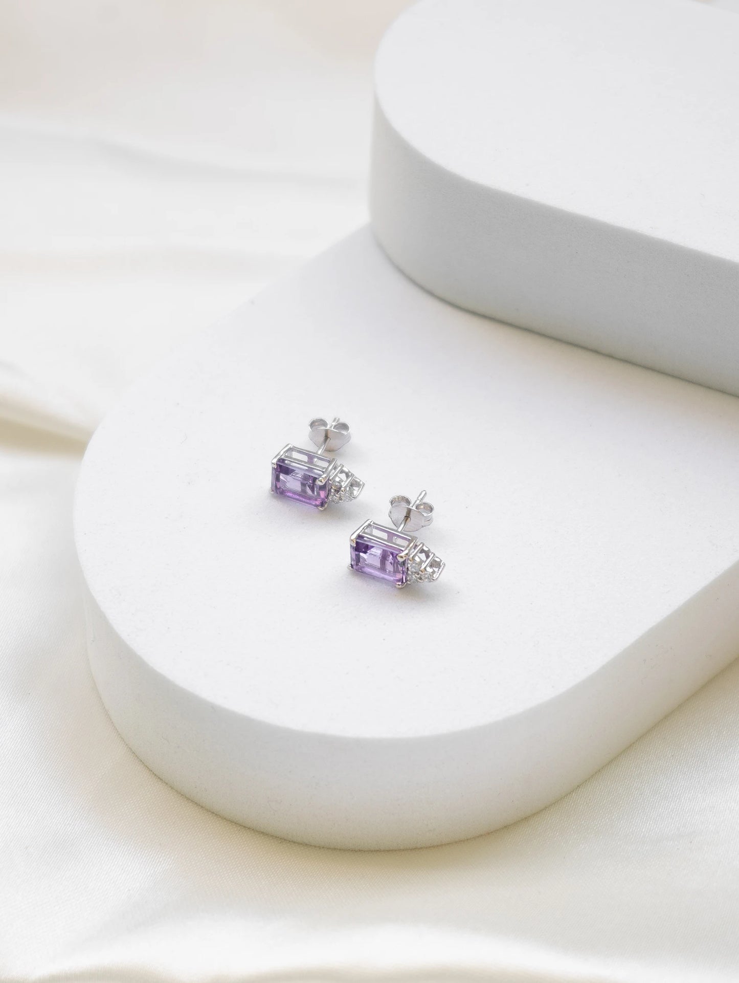 Radiant love- Amethyst - Earring