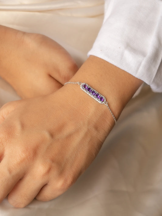 Unfading Tie - Amethyst -Bracelet