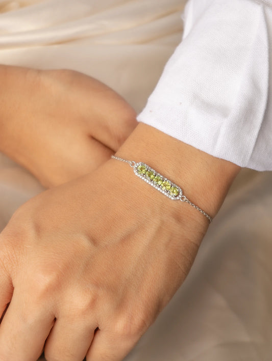 Unfading Tie - Peridot -Bracelet