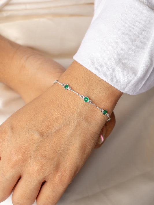 Tiny Symphony - Green Onyx- Bracelet