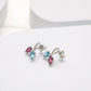 Eternal Peace- Swiss B Topaz +Tourmaline - Earrings