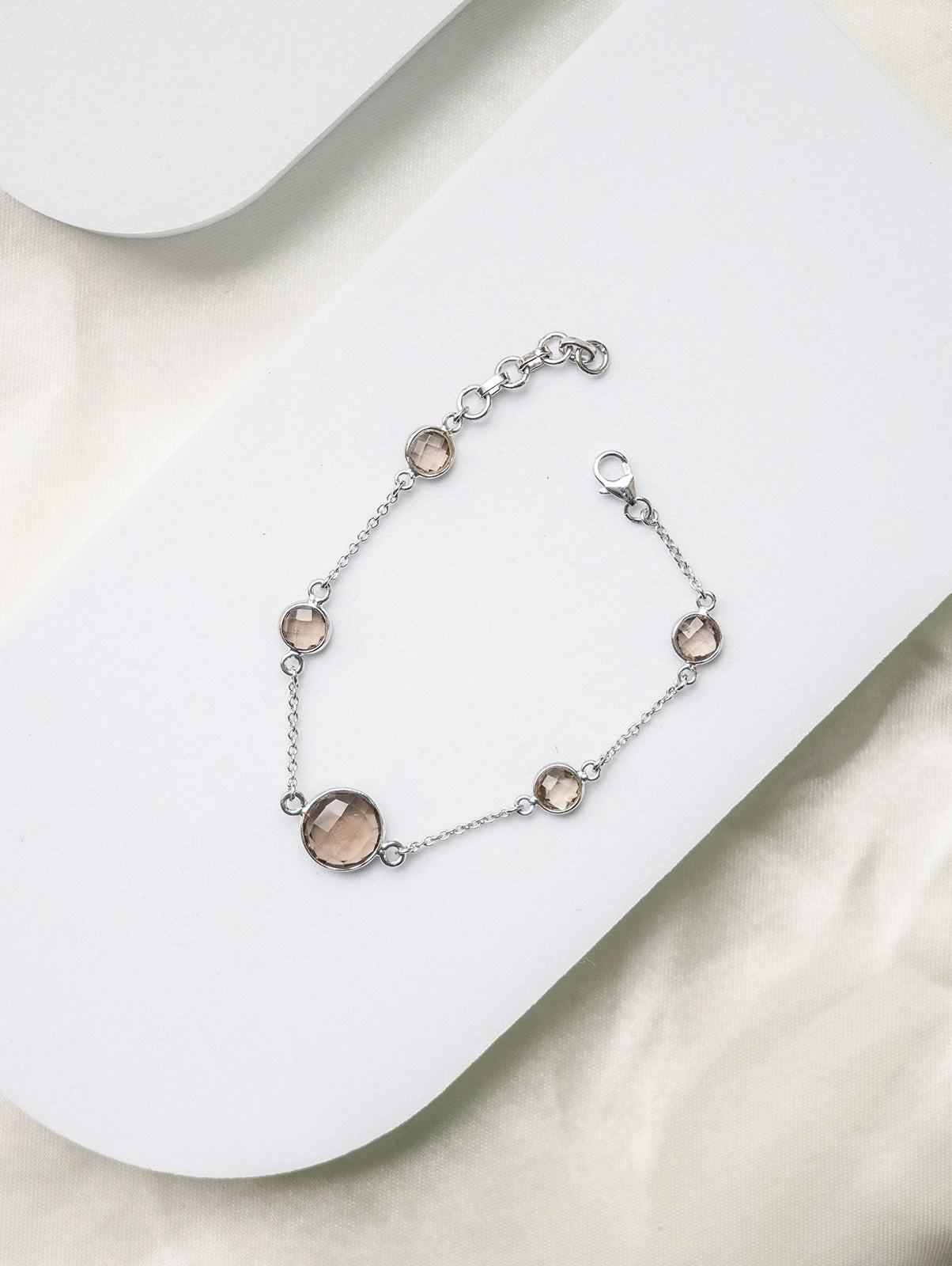 Smoky Elegance - Smoky Quartz -Bracelet