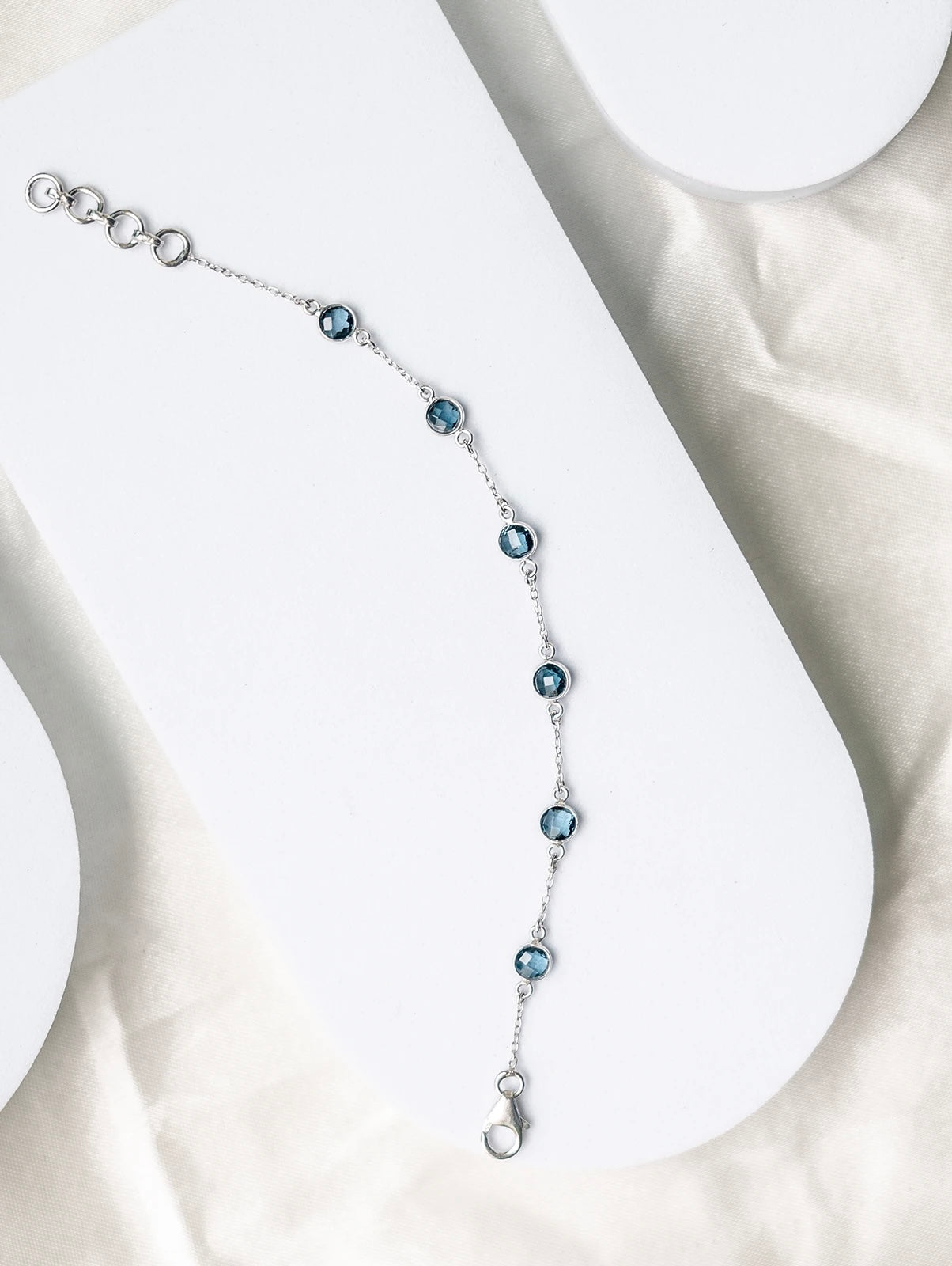 Subtle Embrace - London Blue Topaz - Bracelet