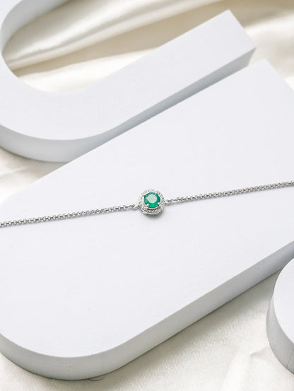 Eternal Round Symphony- Green Onyx Bracelet