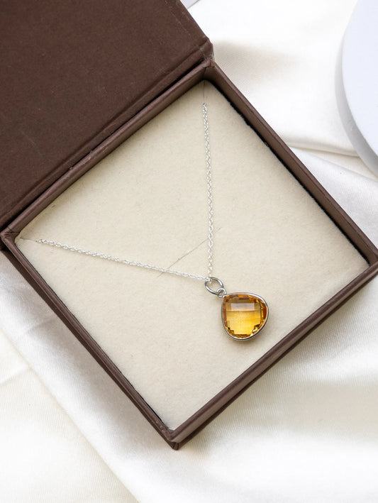 Drop of Light - Citrine - Necklace