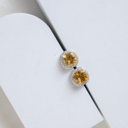 Blissful Sun Citrine Earrings