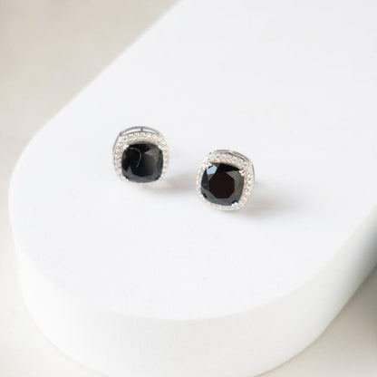 Blissful Night Black Onyx Studs