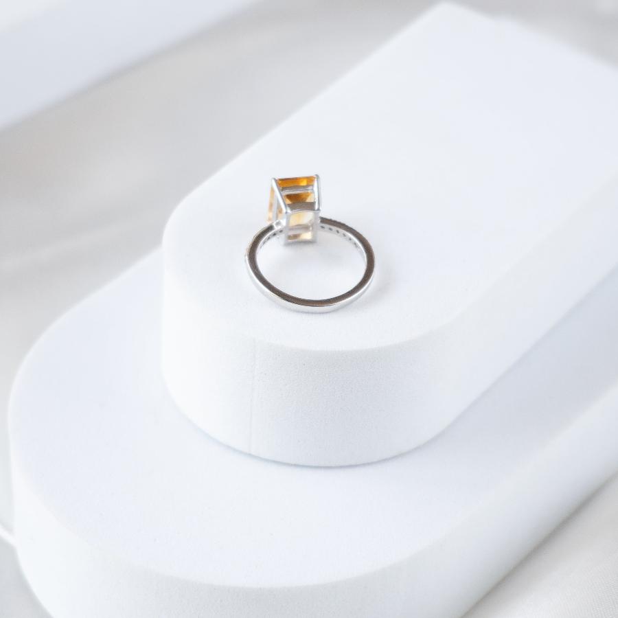 Modern Muse Citrine Ring