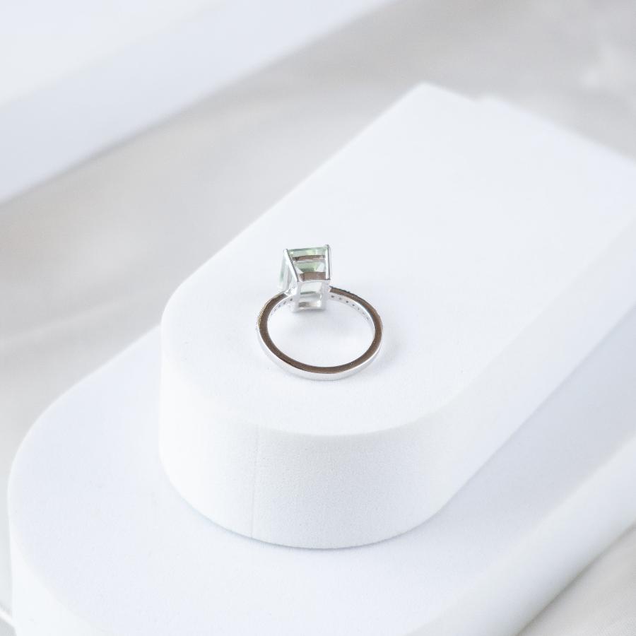 Modern Muse Green Amethyst Ring