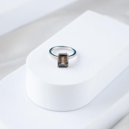 Modern Muse Smoky Quartz Ring