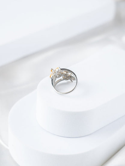 Golden Meadow Citrine Ring