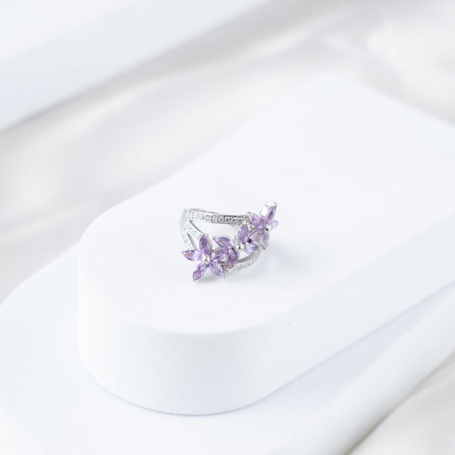 Purple Meadow Amethyst Ring