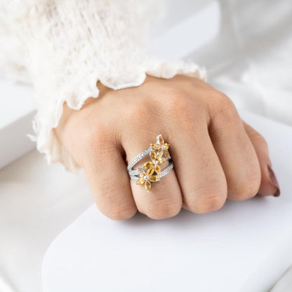 Golden Meadow Citrine Ring