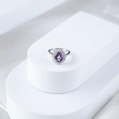 Orb Of Glory Amethyst Ring