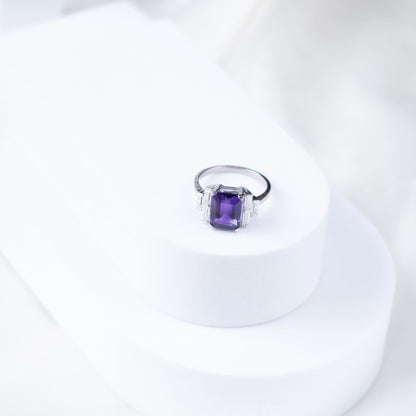 Oxia Natural Amethyst ring