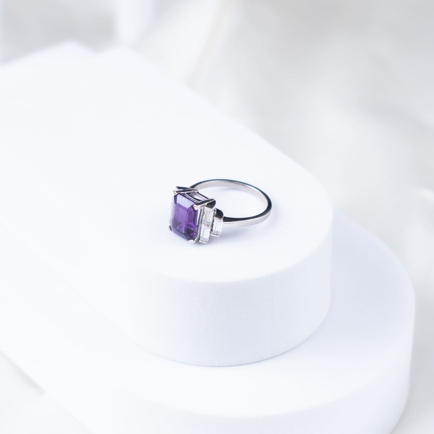 Oxia Natural Amethyst ring