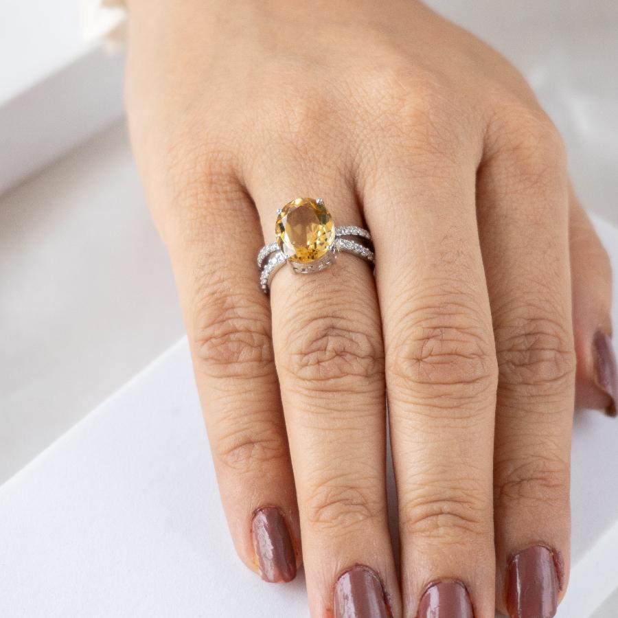 Bond Together Citrine Ring